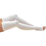 Truform Anti-Embolism Stockings, Thigh High, Closed Toe: 18 mmHg, White, Medium