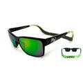 Hoven Monix Black-Greenturtle Gloss-Grey/Green Polarized Sunglasses