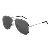 Saint Laurent Grey Aviator Unisex Sunglasses SL294-30007198001