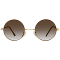 WearMe Pro - New Retro Vintage Lennon Inspired Round Metal Small Circle Sunglasses