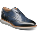 Florsheim Mens Walking Shoes Fuel Wingtip Oxford Comfort navy Blue 14238-410