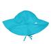I Play Unisex Baby Inc Solid Brim Sun Protection Hat - Aqua - Nb (0-6 Mo)
