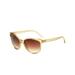 Kenneth Cole Reaction Women's Square Crystal Brown Sunglass KC1285 45F