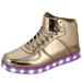 Women Rechargeable Light Up LED Sneakers Ankle Shoes Boots