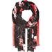 Calvin Klein Womens Ombre Floral Printed Pashmina (Watermelon, One Size)