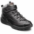 Dr. Comfort Ranger Men's Hiking Boot: 9 X-Wide (3E/4E) Black Elastic Lace w/Strap