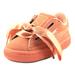 Puma Suede Heart Toddler Round Toe Suede Pink Sneakers