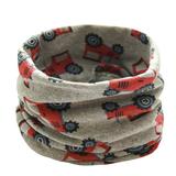 Iuhan New Autumn Winter Boys Girls Baby Tractors Scarf Cotton O Ring Neck Scarves