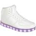 Women Rechargeable Light Up LED Sneakers Ankle Shoes Boots