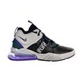 Nike Air Force 270 Big Kids' Shoes Light Zen Grey-Court Purple aj8208-002