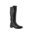 David Tate Womens Leather Almond Toe Knee High Fashion Boots