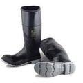 Onguard Industries Size 9 Black 16'' Polyblend PVC And Polyurethane Resistant Knee Boots With Cleated Outsole, Steel Toe And Removable Insole