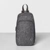 Design Anti-Theft RFID Grey Sling Backpack 1 Count