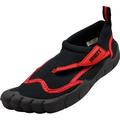 Norty Kids Water Shoes Unisex Boy Girl Slip on Aqua Socks Pool Beach for Children 40942-3MUSLittleKid Black Red