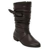 Comfortview Women's Wide Width The Heather Wide Calf Boot