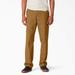 Dickies Men's Skateboarding Slim Fit Pants - Brown Duck Contrast Topstitch Size 34 X 32 (WPSK94)