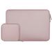 Mosiso MacBook Sleeve Water Repellent Neoprene Case Bag Cover Only for New MacBook 12 Inch with Retina Display with a Small Case Baby Pink