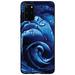 DistinctInk Case for Samsung Galaxy S20 PLUS (6.7 Screen) - Custom Ultra Slim Thin Hard Black Plastic Cover - Blue Dew Covered Rose