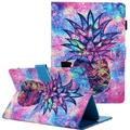 Allytech 8 Inch Tablet Case Slim Folio Stand Case Cover for iPad Mini/ Lenovo/RCA/Oasis/ Galaxy Tab 8.0 T377 T380 T350 P200/ ASUS/ LG/ Fire HD 8 & More 7.5-8.5 Tablet Pineapple