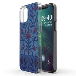 TalkingCase Slim Phone Case Compatible for Apple iPhone 12 Mini Floral On Fabric Print Lightweight Flexible Soft USA