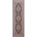 Traditional Geometric Tabriz Mahi Persian Runner Rug Staircase Carpet - 3'4" x 13'2"