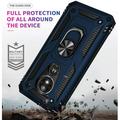 Motorola Moto E5 Play Case Moto E5 Go / E5 Cruise Case STARSHOP Drop Protection Ring Kickstand Cover- Ink Blue