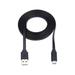 Tripp Lite USB-A to USB-C Flat Cable (M/M) Black 3 ft. (0.9 m)