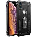 iPhone X Case | iPhone Xs Case [ Military Grade ] 15ft. Drop Tested Protective Case | Kickstand | Compatible with Apple iPhone X Case | iPhone Xs Case- Black (-case-4)