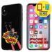 Clear TPU Phone Case for Apple iPhone XS X Cat Boom Temper Glass Included Combo