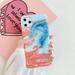 AMZER Marble Design Case for iPhone 11 Pro Slim IMD TPU Protective Case with HD Designs - Sky Blue/Pink