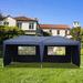 Outdoor 3 x 6m Two Windows Practical Waterproof Folding Tent Blue