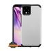 Xpm Case for Samsung Galaxy S21 Plus (6.7 ) Hybrid Dual Layer Armor Hard PC Soft TPU Rubberized Shock Absorption Slim Fit Cover for Galaxy S21+ Plus - Silver