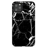 Screenflair Designer Case for iPhone 12 Pro Max | Lightweight | Dual-Layer | Drop Test Certified | Wireless Charging Compatible - Black Noir Marble Design