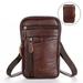 TSV Crossbody Cell Phone Bag Leather Belt Bag Purse Pouch with Belt Clip Phone Holster Case Fit for iPhone Samsung