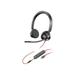 Plantronics - Blackwire 3325 Wired Stereo USB-C Headset with Boom Mic (Poly) - Connect to PC/Mac via USB-C or Mobile/Tablet via 3.5 mm Connector - Works with Teams Zoom & More