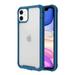 Apple iPhone 11 / 6.1 Phone Case Clear Transparent Rugged Protective Shockproof Hard Back PC Cover Thickened Corners Heavy Duty TPU Bumper Frame Defender Case BLUE Cover for Apple iPhone 11