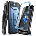 SUPCASE Unicorn Beetle Pro Series Case Designed for iPhone SE (2022/2020) / iPhone 7 / iPhone 8 Built-in Screen Protector Full-Body Rugged Holster & Kickstand Case (Slate Blue)