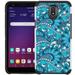 LG Tribute Royal / LG Prime 2 / LG Aristo 4+ / LG K30 2019 / LG Arena 2 / LG Escape Plus Case - Colorful Design Hybrid Armor Case Shockproof Dual Layer Protective Phone Cover - Blue Wave