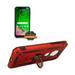 Motorola Moto G7 Play Phone Case Hybrid 360Â° Ring Stand Armor Shockproof Dual Layers TPU & PC 2 in 1 Protection Holder with Ring Kickstand for Magnetic Car Mount Cover RED for MOTOROLA Moto G7 PLAY