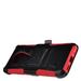 Nokia C5 Endi Phone Case Combo TUFF Hybrid Holster Heavy Duty Shockproof Full Body Protective Case with Kickstand & Swivel Belt Clip Impact Armor Rubber Rugged TPU Red Cover for NOKIA C5 Endi