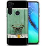 TalkingCase Slim TPU Phone Case Compatible for Motorola Moto G Stylus 2020(6.4in screen) Basketball at Heart Print Thin Flexible Soft Touch USA