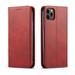 iPhone XS Max Case Flip Folio PU Leather Wallet Card Holder Slots Hard Back Cover Full Body Slim Wireless Charging GMYLE for Apple iPhone XS Max (Red)