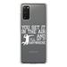 DistinctInk Clear Shockproof Hybrid Case for Galaxy S20 PLUS / 5G (6.7 Screen) - TPU Bumper Acrylic Back Tempered Glass Screen Protector - You Set It IN The Air And I ll Hit It Anywhere