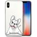 Case Yard iPhone-X Case Clear Soft & Flexible TPU Ultra Low Profile Slim Fit Thin Shockproof Transparent Bumper Protective Cover Drop Protective Cell Phone Cases (Dog)