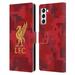 Head Case Designs Officially Licensed Liverpool Football Club Digital Camouflage Home Red Leather Book Wallet Case Cover Compatible with Samsung Galaxy S21+ 5G