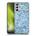 Head Case Designs Officially Licensed Micklyn Le Feuvre Marble Patterns Mosaic In Sapphire And Emerald Soft Gel Case Compatible with Samsung Galaxy S21 5G