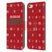 Head Case Designs Officially Licensed AC Milan Christmas Jumper Pattern Leather Book Wallet Case Cover Compatible with Apple iPhone 6 / iPhone 6s