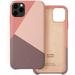 Native Union Clic Marquetry Case - Handcrafted with Italian Nappa Leather Cover Fully Wrapped Leather Finish for Sleek Protection- Compatible with iPhone 11 Pro (Rose)