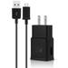 For Vodafone Smart 4 mini Adaptive Fast Charger Micro USB 2.0 Cable Kit! True Digital Adaptive Fast Charging - Black