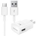 TTECH for Samsung Galaxy S8 S9 S10 Plus Huawei Mate 30 Pro Adaptive Fast Charger USB-C Type-C Cable Kit Fast Charging USB Wall Charger Home Power Adapter [1 Wall Charger + 4 FT Type-C Cable] White